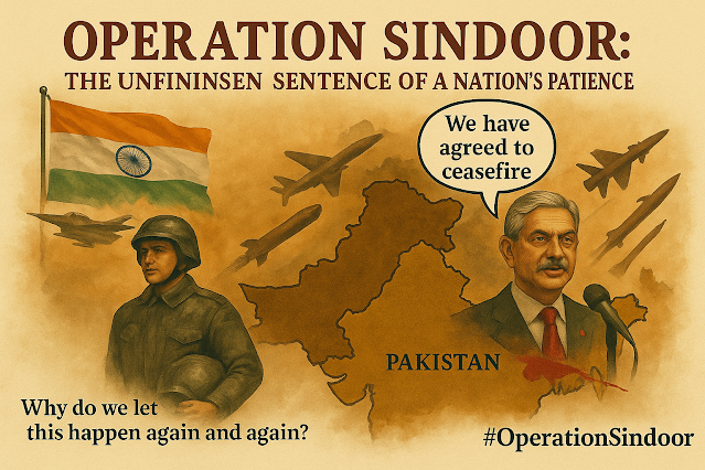 Operation Sindoor: The Unfinished Sentence of a Nation’s Patience