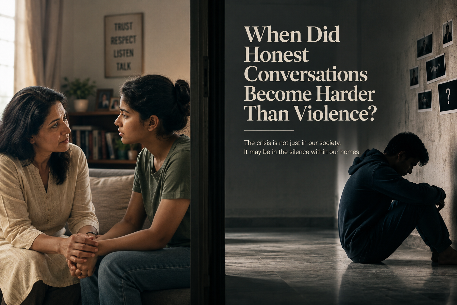 When Did Honest Conversations Become Harder Than Violence?